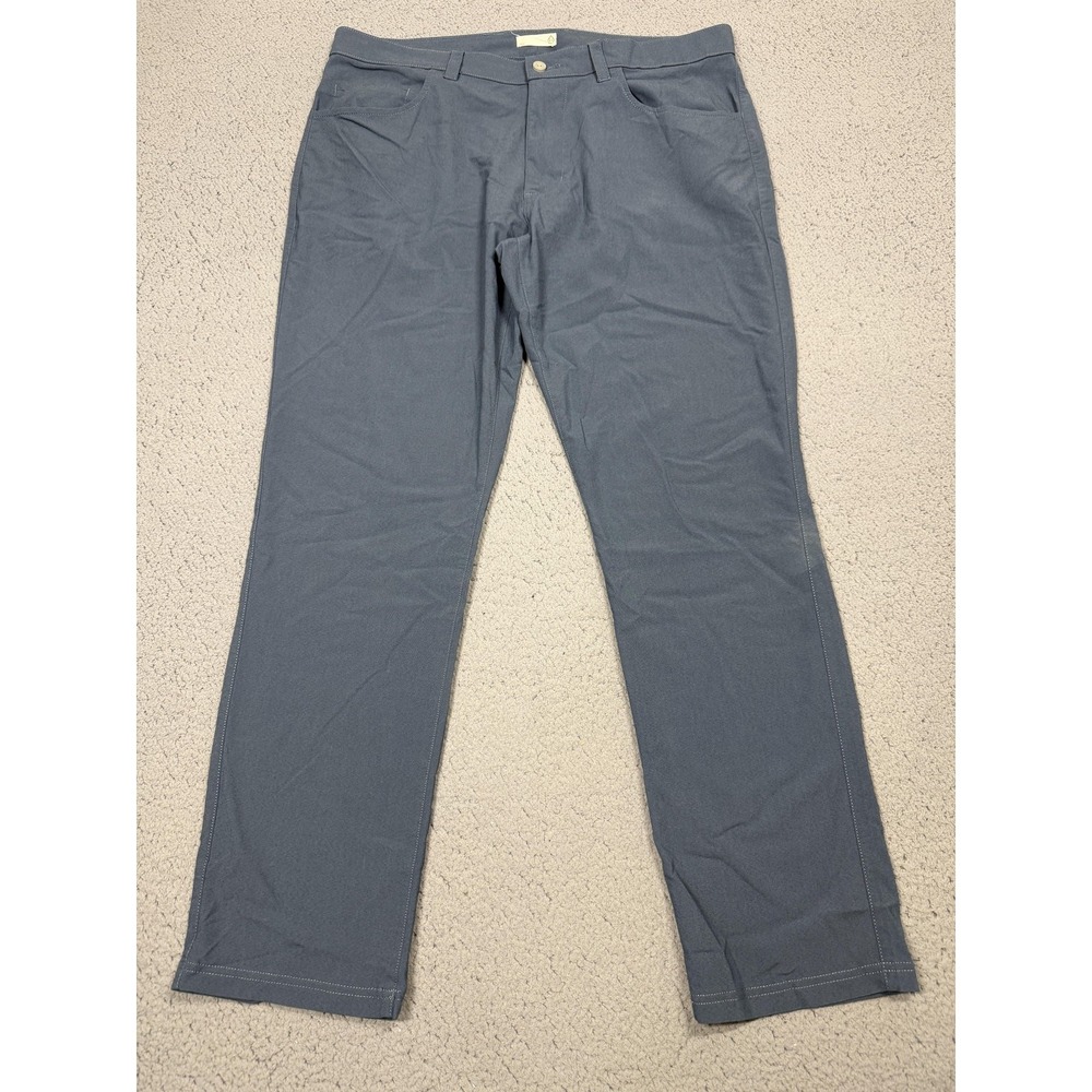 Tasc Performance Pants Mens 36x30 Blue Chino Stretch Tailored Slim Casual